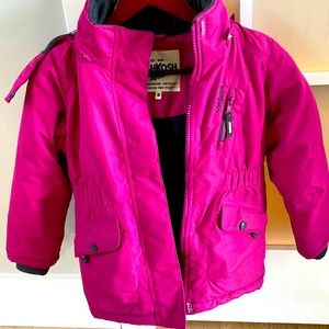Oshkosh Girls age 6T Winter Jacket - shows little friction wear on right pocket